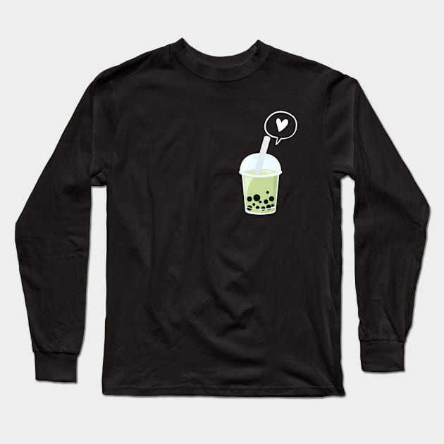 Tea Love Long Sleeve T-Shirt by Heckin' Good Bubble Tea